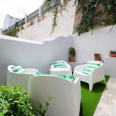 Appartamento Vintage W/ Terrace Lisbona